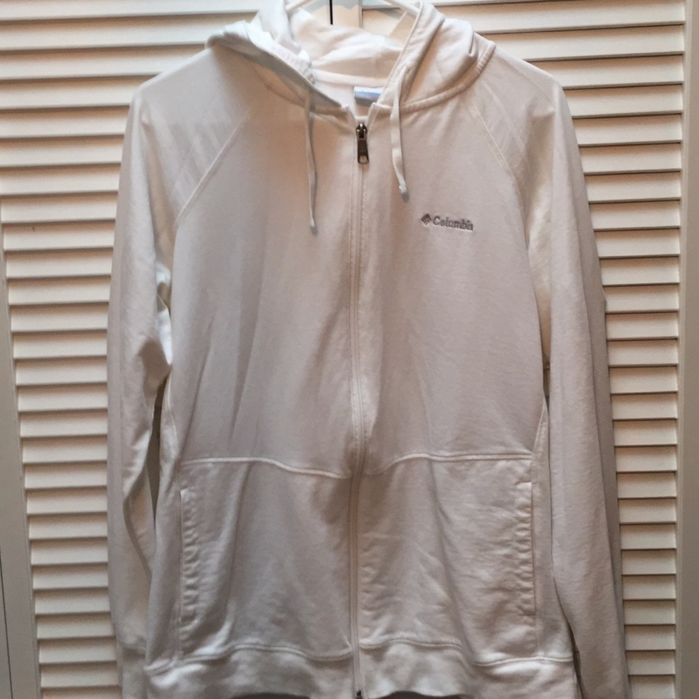 Columbia zip down hoodie
